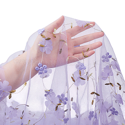 Polyester Embroidered Mesh Fabrics&nbsp;DIY-WH0622-616C
