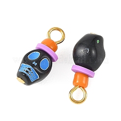 Opaque Acrylic & Handmade Polymer Clay Pendants&nbsp;PALLOY-JF05968-01