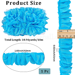 10M Pleated Polyester Ribbon&nbsp;OCOR-CY0002-27B