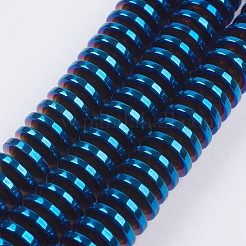 Electroplate Non-Magnetic Synthetic Hematite Beads Strands&nbsp;G-F562-P