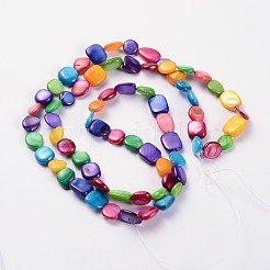 Erose Natural Freshwater Shell Beads Strands&nbsp;SHZM002