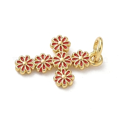 Brass Enamel Pendants&nbsp;KK-A273-02G