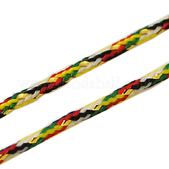 Eco-Friendly Dyed Braided Nylon Cord&nbsp;NWIR-G003-0.8mm-2