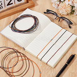 20Pcs 10 Colors Round Nylon Notebook Elastic Bands&nbsp;OCOR-GF0006-52