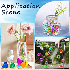 10Pcs 10 Colors Transparent Acrylic Beads&nbsp;TACR-SP0001-16