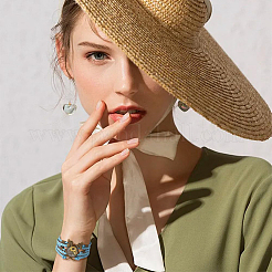 4Pcs 4 Colors PU Leather Cord Multi-strand Bracelets Set&nbsp;BJEW-FI0001-06