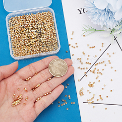1000Pcs Brass Solid Beads&nbsp;KK-PH0015-03A
