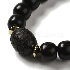 Wood Mala Bead Bracelets&nbsp;BJEW-B080-21