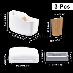 PP Plastic Wall-mounted Remote Control Holders&nbsp;AJEW-WH0020-80
