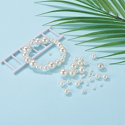 497Pcs 5 Style Imitation Pearl Acrylic Beads&nbsp;OACR-YW0001-08