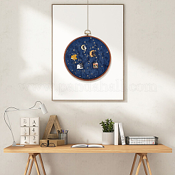 Galaxy Enamel Pin Hoop&nbsp;FIND-WH0260-64A