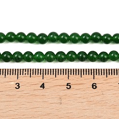 Dyed Natural White Jade Imitation Malaysia Jade Beads Strands&nbsp;G-C270-B01-4mm