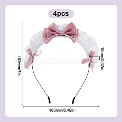 Cloth Bowknot Hair Bands for Women Girl&nbsp;OHAR-WH0029-12C