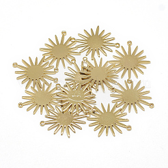 Brass Links connectors&nbsp;KK-T032-134G
