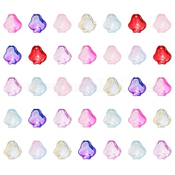 35Pcs Transparent Spray Painted Glass Pendants&nbsp;GLAA-YW0001-62