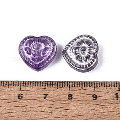 Baking Paint Transparent Glass Beads&nbsp;DGLA-N018-26D