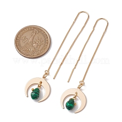 Natural & Synthetic Mixed Gemstone Teardrop Dangle Stud Earrings&nbsp;EJEW-JE05712