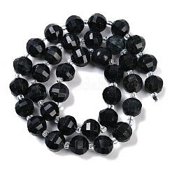 Natural Blck Jade Beads Strands&nbsp;G-G182-B25-04