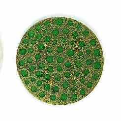 Flat Round Silicone Cup Mat Molds&nbsp;LS-DIY-M039-01