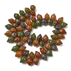 Baking Paint Glass Beads Strands&nbsp;GLAA-H042-03