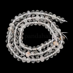Natural Quartz Crystal Beads Strands&nbsp;G-D347-B02
