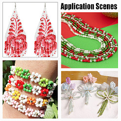 15 Colors Glass Seed Beads&nbsp;SEED-HY0001-15B