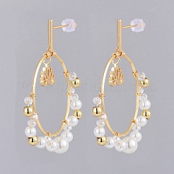 Dangle Stud Earrings&nbsp;EJEW-JE04065-03