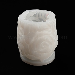 Valentine's Day 3D Rose Pillar DIY Candle Silicone Molds&nbsp;DIY-K064-03A
