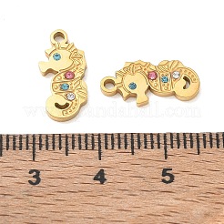 304 Stainless Steel Rhinestone Pendants&nbsp;RB-CBA7A56-09G-01