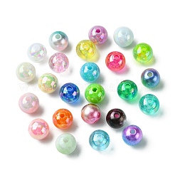 DIY 600Pcs 24 Styles Round Acrylic & Plastic Beads Jewelry Making Findings Kit&nbsp;DIY-FS0005-63
