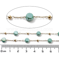 Ion Plating(IP) 304 Stainless Steel Handmade Beaded Chain&nbsp;CHS-K019-03G-06