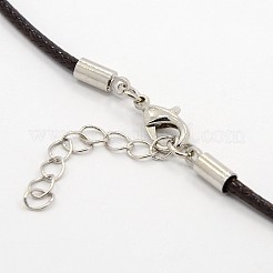 Waxed Cord Necklace Making&nbsp;MAK-F003-07