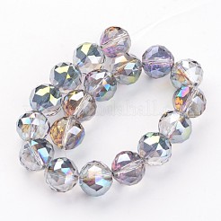 Electroplate Glass Bead Strands&nbsp;EGLA-J140-HP01-14mm