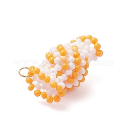 Glass Seed Beaded Candy Pendants&nbsp;PALLOY-MZ00982