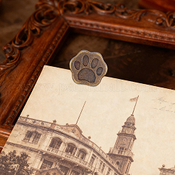 3Pcs Paw Print Zinc Alloy Clips&nbsp;AJEW-CP0011-55