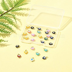 26Pcs Brass Enamel Charms&nbsp;KK-FS0001-68