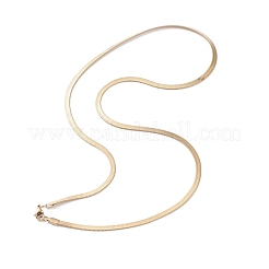PVD Vacuum Plating 304 Stainless Steel Snake Chains Necklaces&nbsp;NJEW-O058-30G