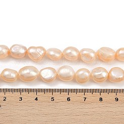 Natural Cultured Freshwater Pearl Beads Strands&nbsp;PEAR-P064-20L-02B