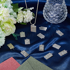 60Pcs 10 Style Tibetan Style Alloy Pendants&nbsp;TARO-DC0001-01AS