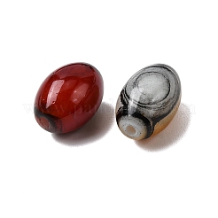30Pcs Opaque Glass Beads&nbsp;X-EGLA-L047-10