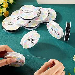 10 Rolls 10 Styles Round Elastic Crystal Thread&nbsp;EW-TA0001-08