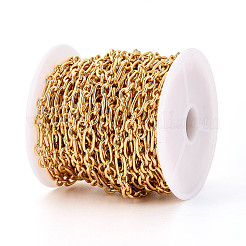 Brass Oval Link Chains&nbsp;CHC-T018-51G