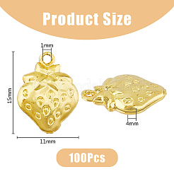 100Pcs Brass Charms&nbsp;KK-DC0003-58