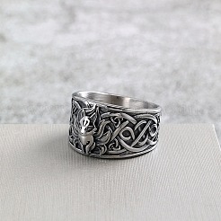 Retro 304 Stainless Steel Finger Rings for Men&nbsp;WGC3F58-01