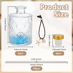 6Pcs Glass Bottle&nbsp;AJEW-OC00045