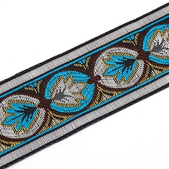 Embroidery Polyester Ribbons&nbsp;OCOR-WH0033-41