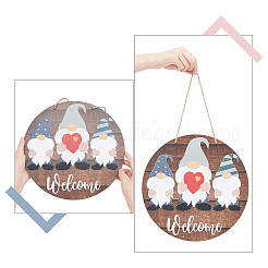 Printed Wooden Big Pendants&nbsp;WOOD-WH0115-04