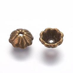 Tibetan Style Bead Caps&nbsp;TIBEB-00954-AB-NR
