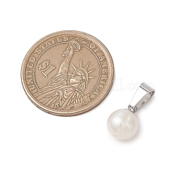 Natural Cultured Freshwater Pearl Potato Charms&nbsp;PALLOY-JF04890-02