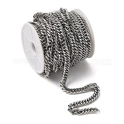 Tarnish Resistant 201 Stainless Steel Double Link Chains&nbsp;CHS-A003E-2.0mm
